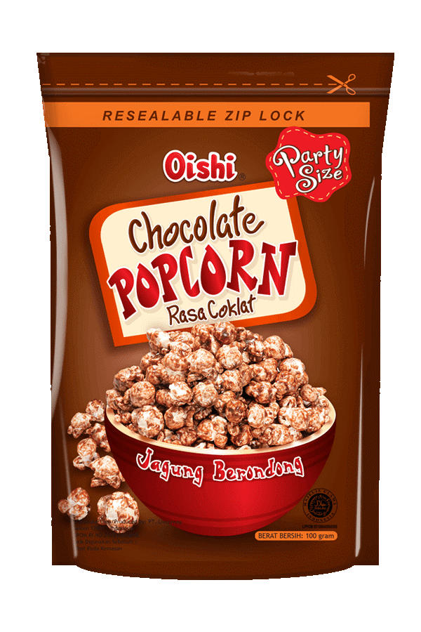  POPCORN COKLAT 100GR ISI 20 BKS