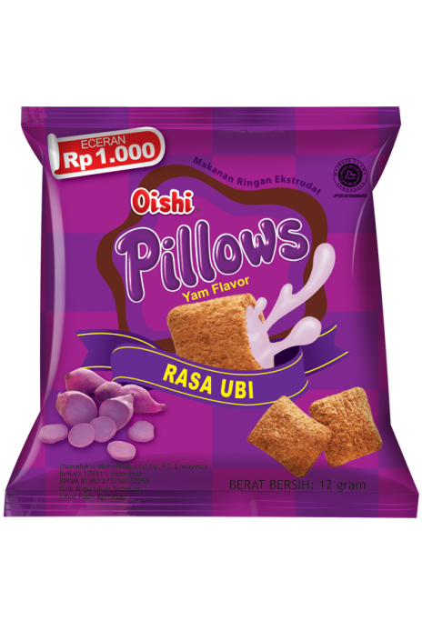  PILLOWS UBI 12GR ISI 120 BKS