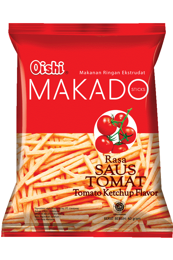  MAKADO RASA SAUS TOMAT 60GR ISI 24 BKS