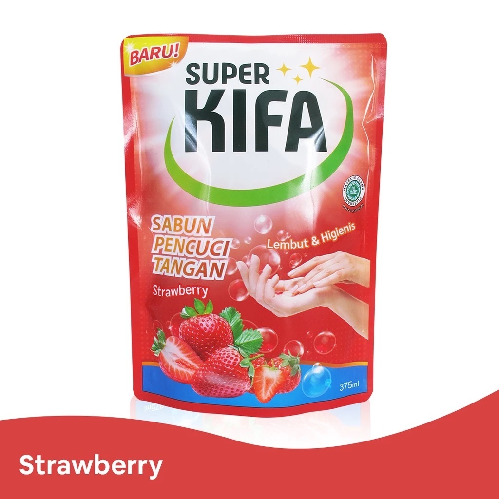 SK Hand Soap Strawbery 375 ml isi 12 pcs