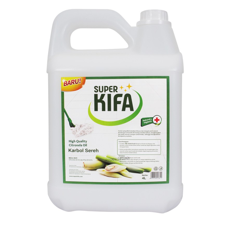 SK Jerigen Karbol Sereh 4L isi 4 pcs