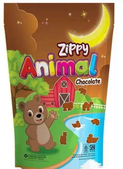 ZIPPY ANIMAL COKLAT ISI 30 BKS