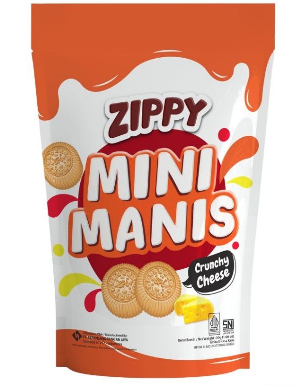 ZIPPY MINIMANIS KEJU 30 BKS