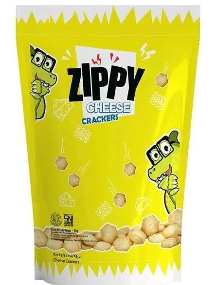ZIPPY CRACKERS KEJU ISI 30 BKS
